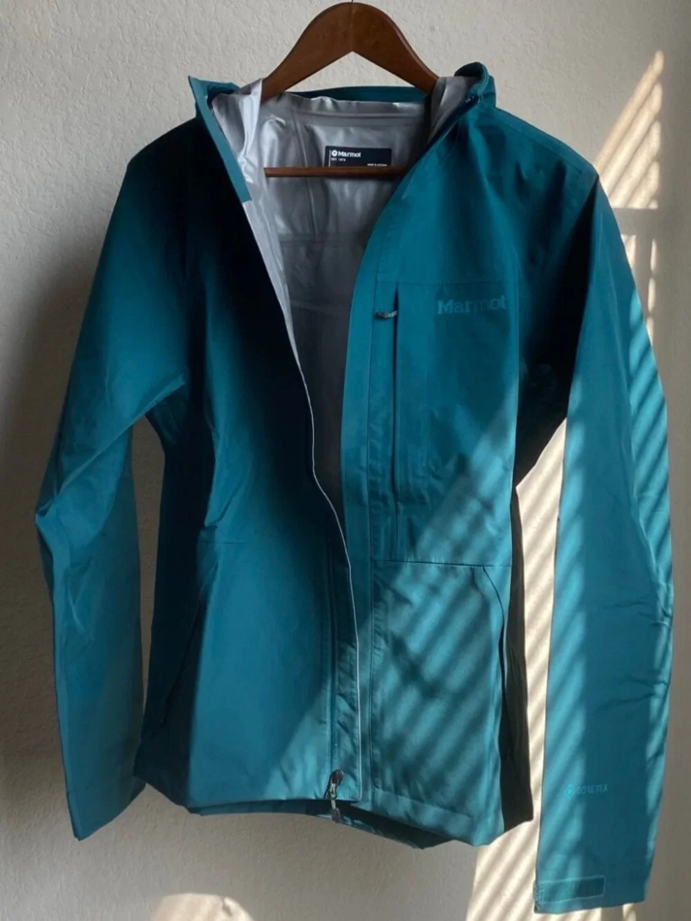Marmot Minimalist GORE-TEX Shell Jacket Men's S in Turquoise/Blue/Green